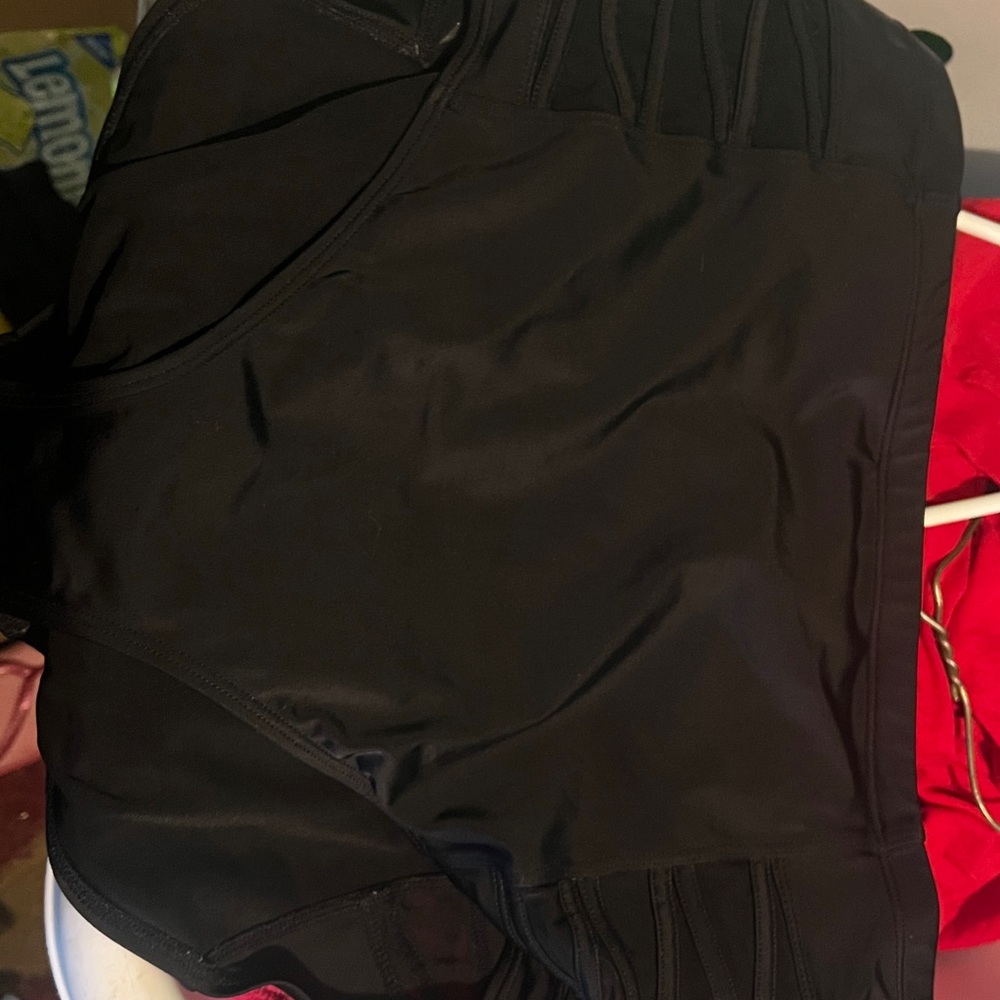 Black High-Waisted swim bottoms
